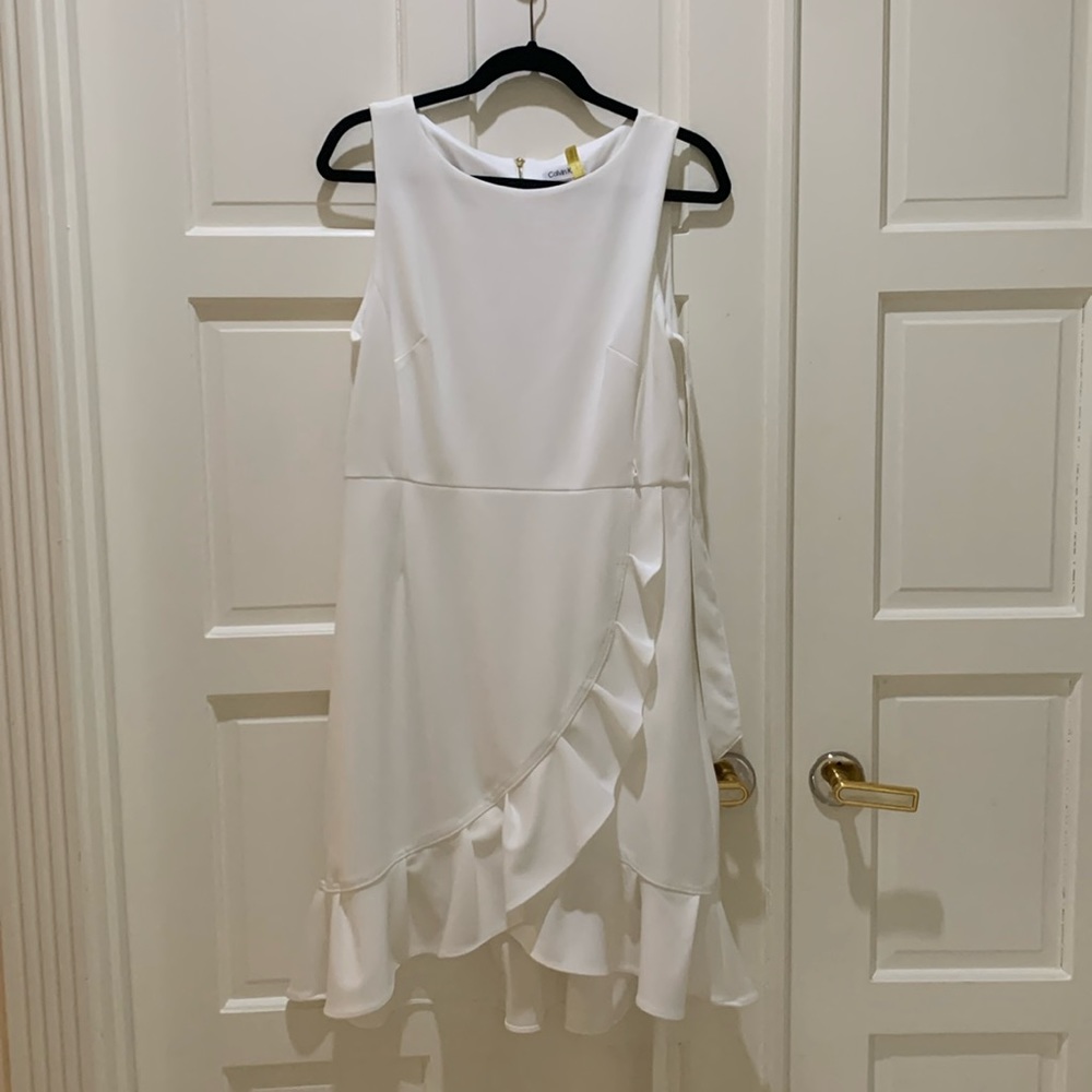 Calvin Klein, White Dress